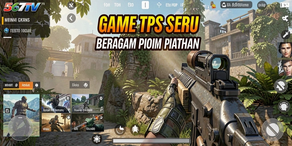 Screenshot gameplay 567TV menampilkan aksi pertempuran yang mendebarkan.