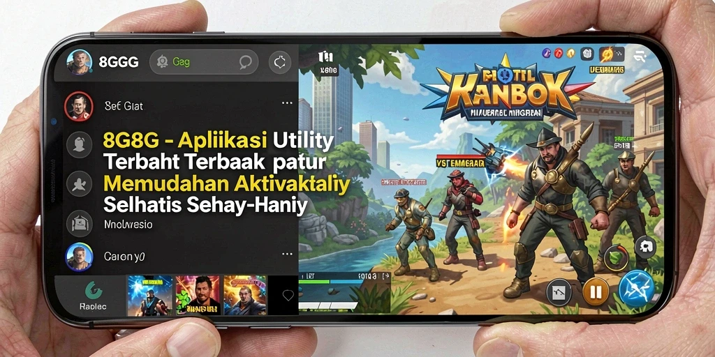 Screenshot utama 8G8G menampilkan antarmuka aplikasi Utility yang intuitif.
