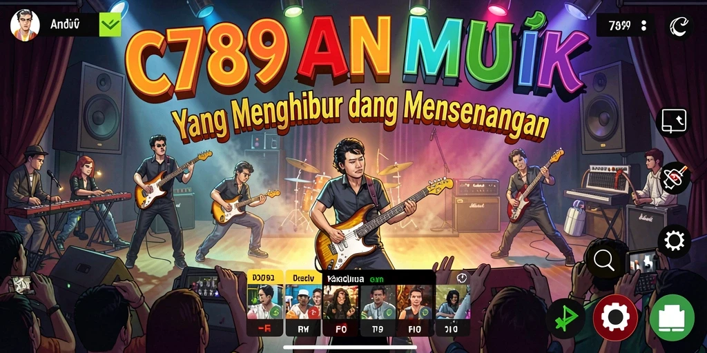 Screenshot C789 menampilkan gameplay penuh warna dan interaktif.