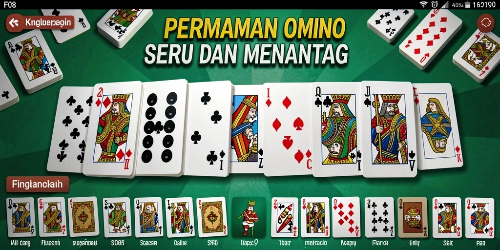 Tampilan gameplay F08 dengan pengalaman Domino yang menarik.