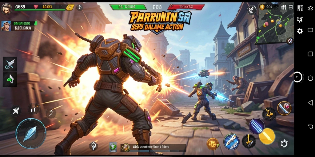 Screenshot G668 menampilkan aksi pertarungan yang mendebarkan.