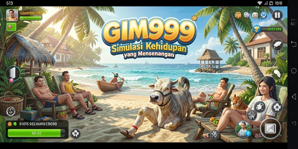 Gameplay GIM999 yang penuh warna dan menarik di dunia simulasi.