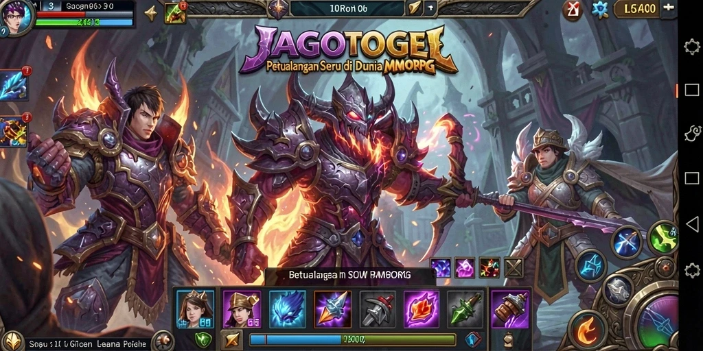 Tampilan gameplay MMORPG yang menarik dari JAGOTOGEL.