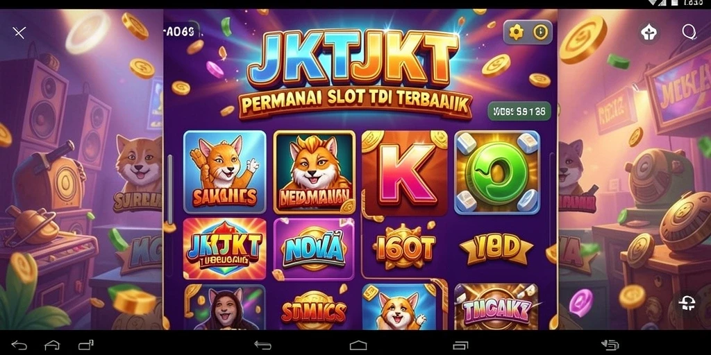 Tampilan gameplay menarik dari JKTJKT dengan efek visual yang memukau.