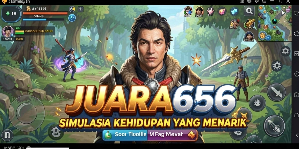 Tangkapan layar JUARA666 menampilkan pengalaman gameplay Simulation yang interaktif.
