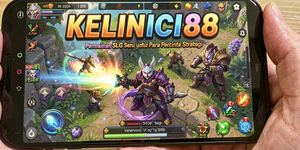 Screenshot gameplay KELINCI88 yang menunjukkan aksi pertempuran strategi.