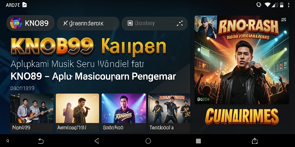 Tampilan gameplay KNO89 dengan berbagai fitur menarik untuk penggemar musik.
