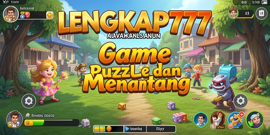Screenshot gameplay <strong>LENGKAP777</strong> dengan tantangan teka-teki yang menarik.