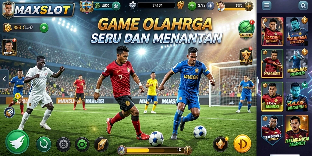 Tampilan gameplay MAXSLOT yang seru dan menantang.