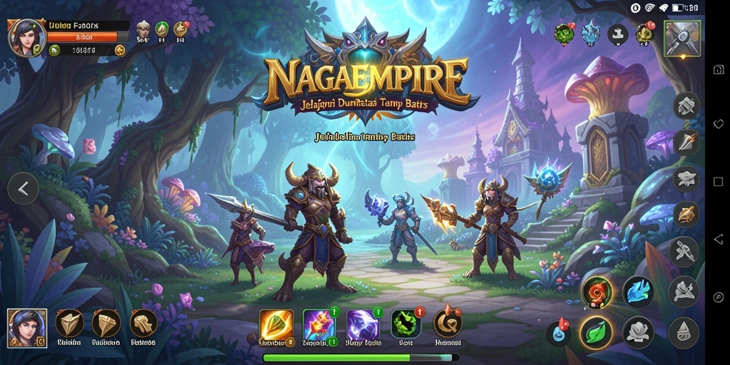 Tangkapan layar gameplay seru NAGAEMPIRE di dunia Open World yang menakjubkan.