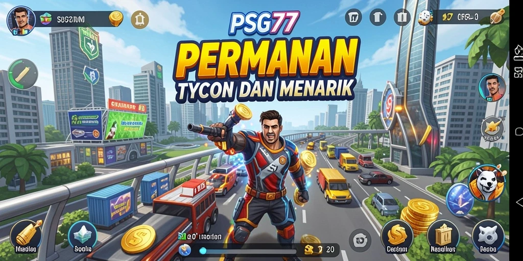 Tampilan menarik dari gameplay Tycoon di PSG77.