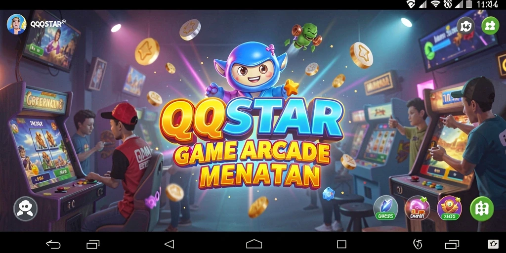 Screenshot gameplay QQSTAR menampilkan aksi seru dan tantangan yang mendebarkan.