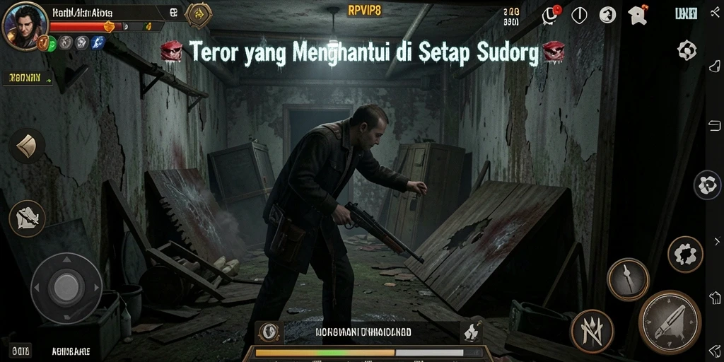 Screenshot RPVIP8 menampilkan suasana mencekam saat bermain.