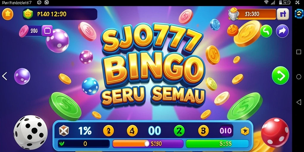 Tampilan utama gameplay Bingo di SJO777 yang seru.