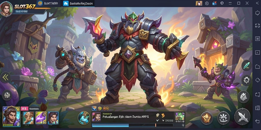 Tampilan menarik dari gameplay epik di SLOT367.