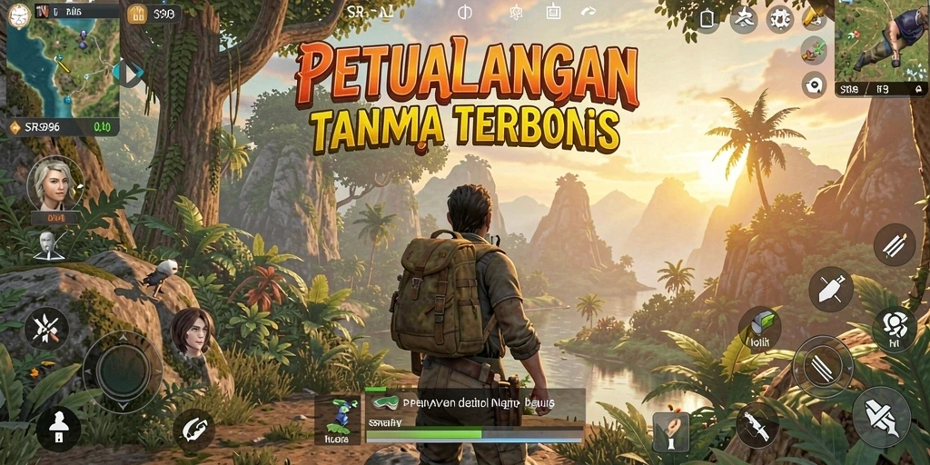 Gameplay mendebarkan dalam dunia terbuka yang luas dan penuh petualangan.