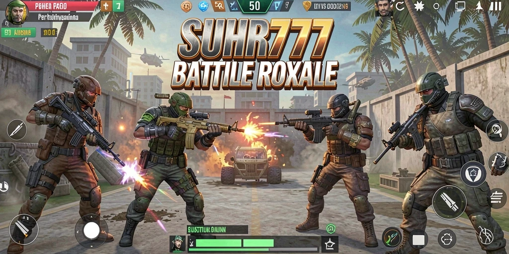 Gameplay mendebarkan di SUHU777 dengan aksi Battle Royale.