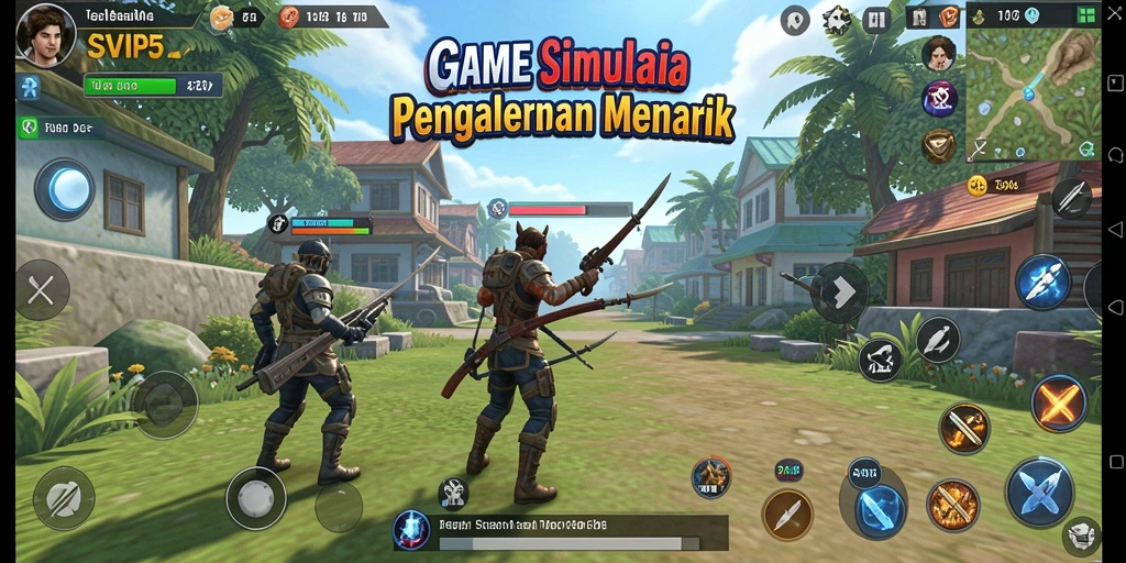 Tampilan gameplay SVIP5 yang memukau dan realistis.